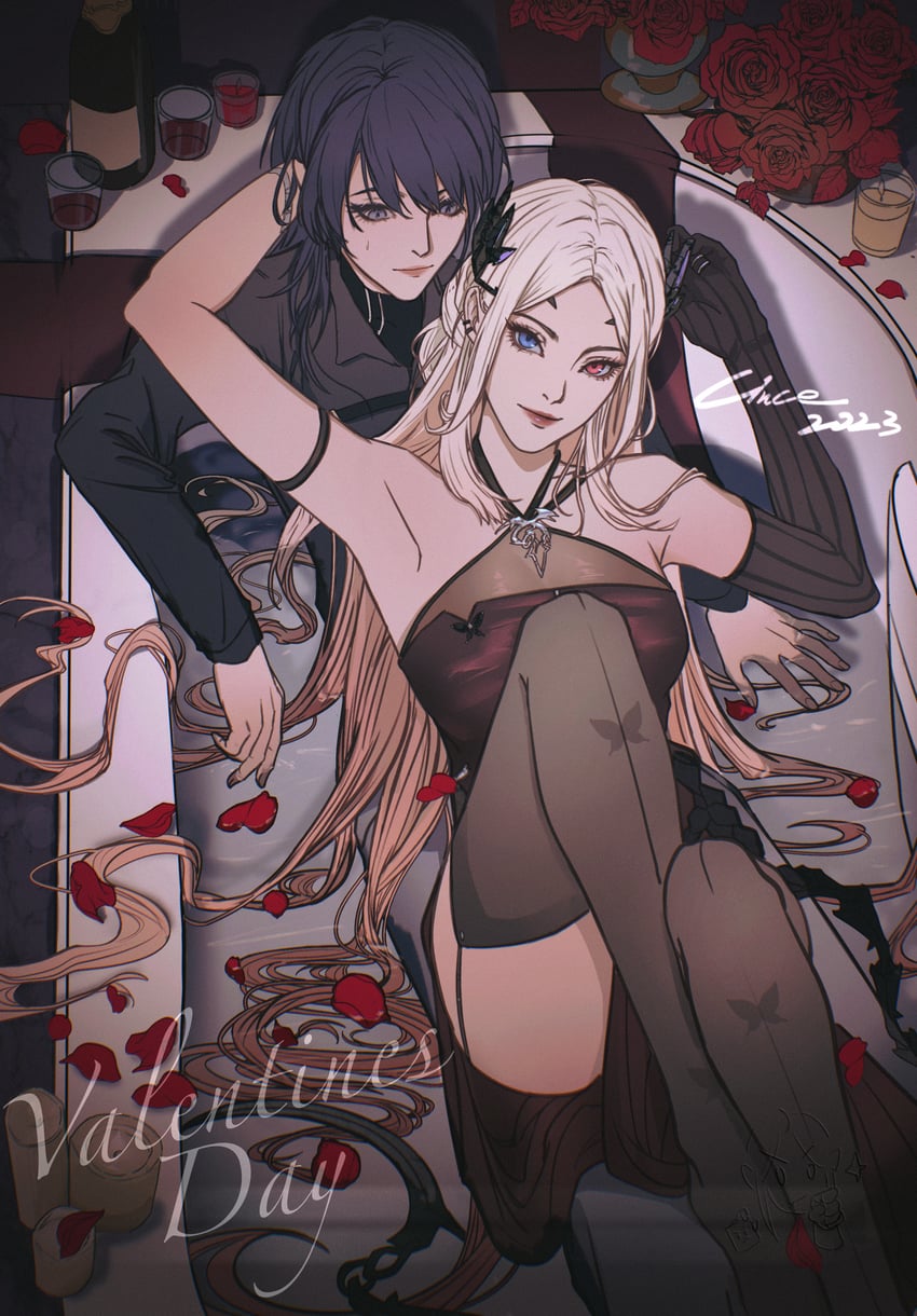 chief, female chief, and eirene (path to nowhere) drawn by linceyang