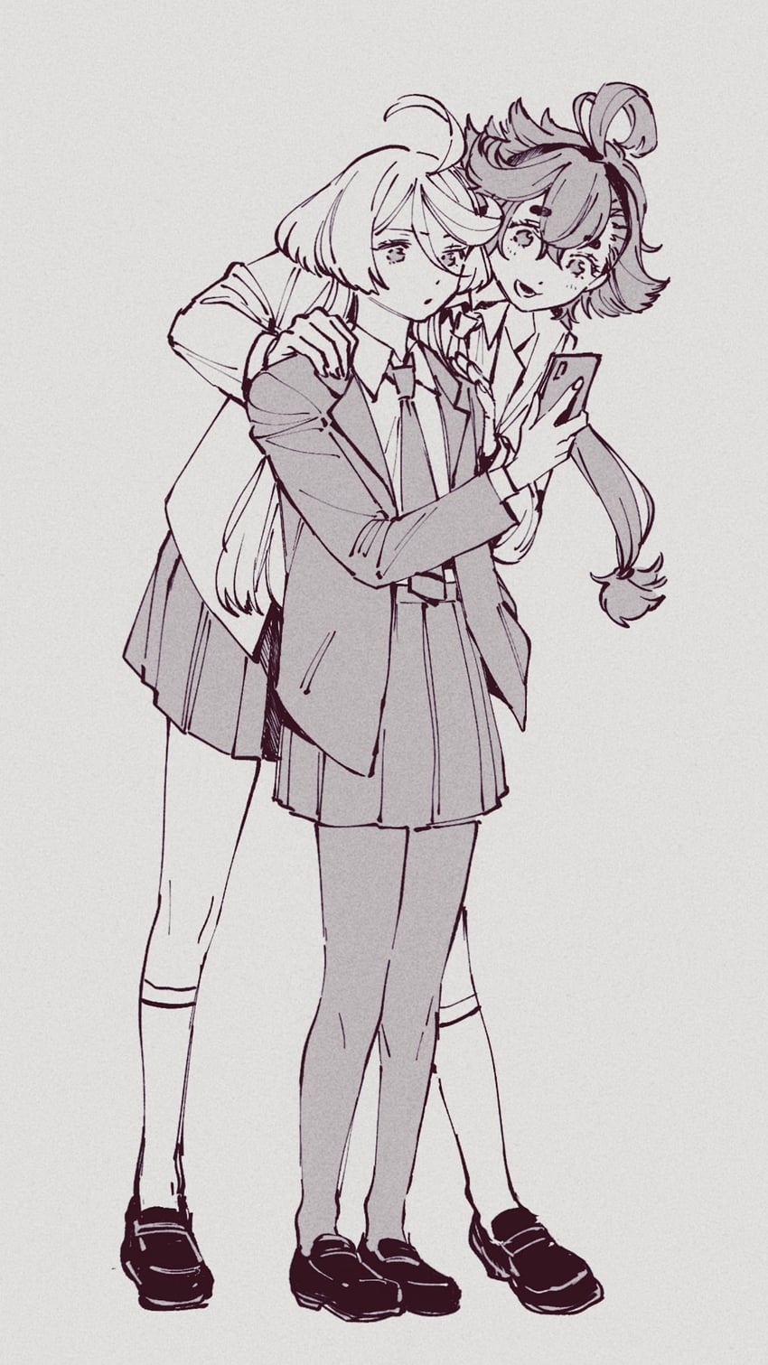 suletta mercury and miorine rembran (gundam and 2 more) drawn by oosawa_yayoi