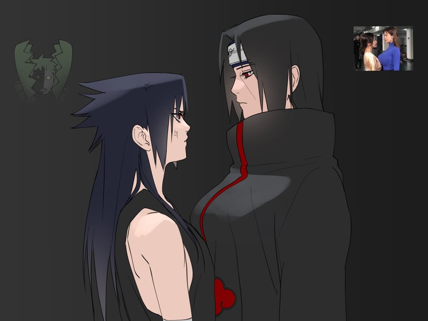 uchiha sasuke, uchiha itachi, and zetsu (naruto and 1 more) drawn by denggu_5