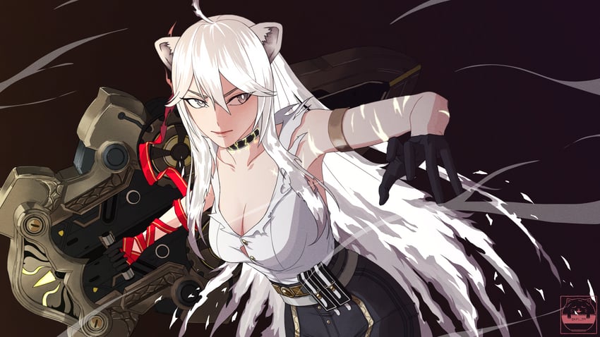 shishiro botan and zani (hololive and 1 more) drawn by alice_(dkfl_tm09too)