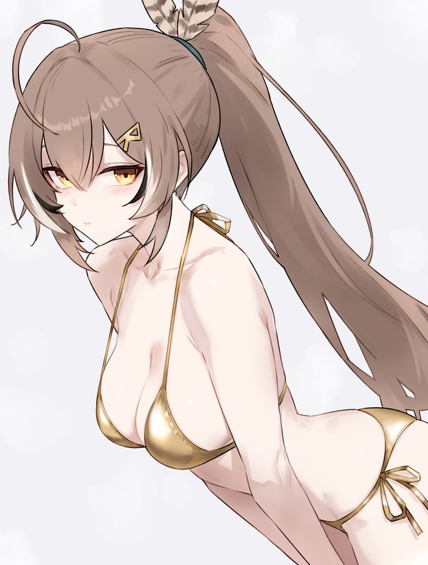 nanashi mumei (hololive and 1 more) drawn by bluefield