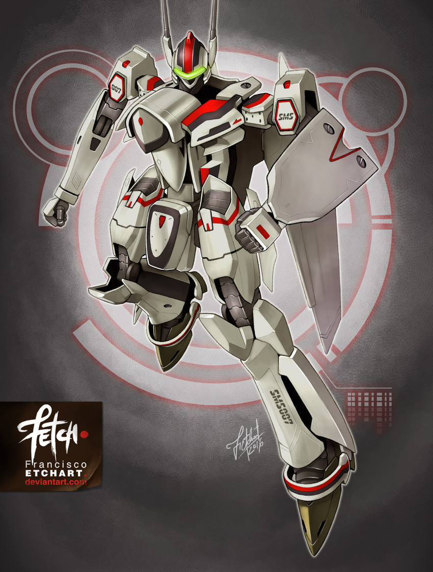 vf-25 (macross and 1 more) drawn by franciscoetchart