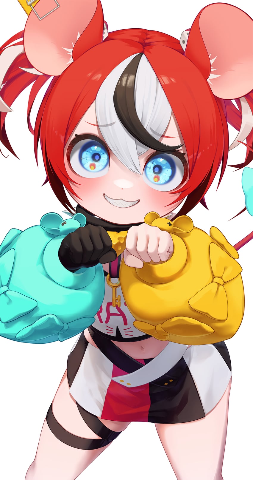 hakos baelz (hololive and 1 more) drawn by appleblossomtea