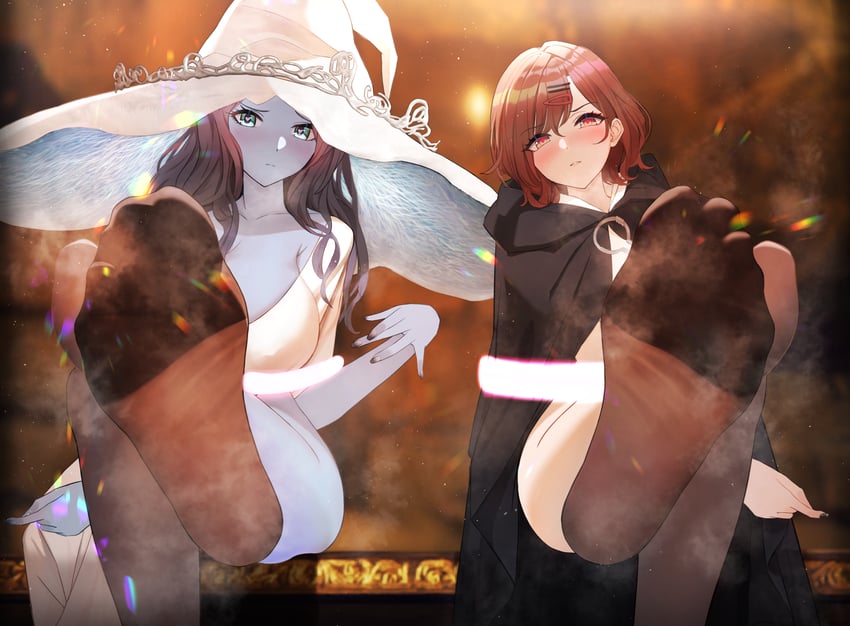 higuchi madoka, asakura toru, ranni the witch, and melina (idolmaster and 2 more) drawn by ursica