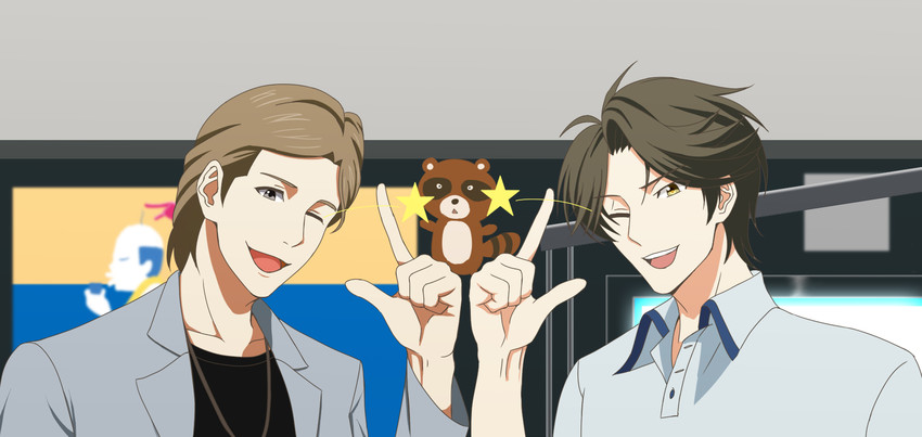 maeno mitsuya and chazawa shinsuke (gekkan shoujo nozaki-kun and 1 more) drawn by taka_(takahirokun)