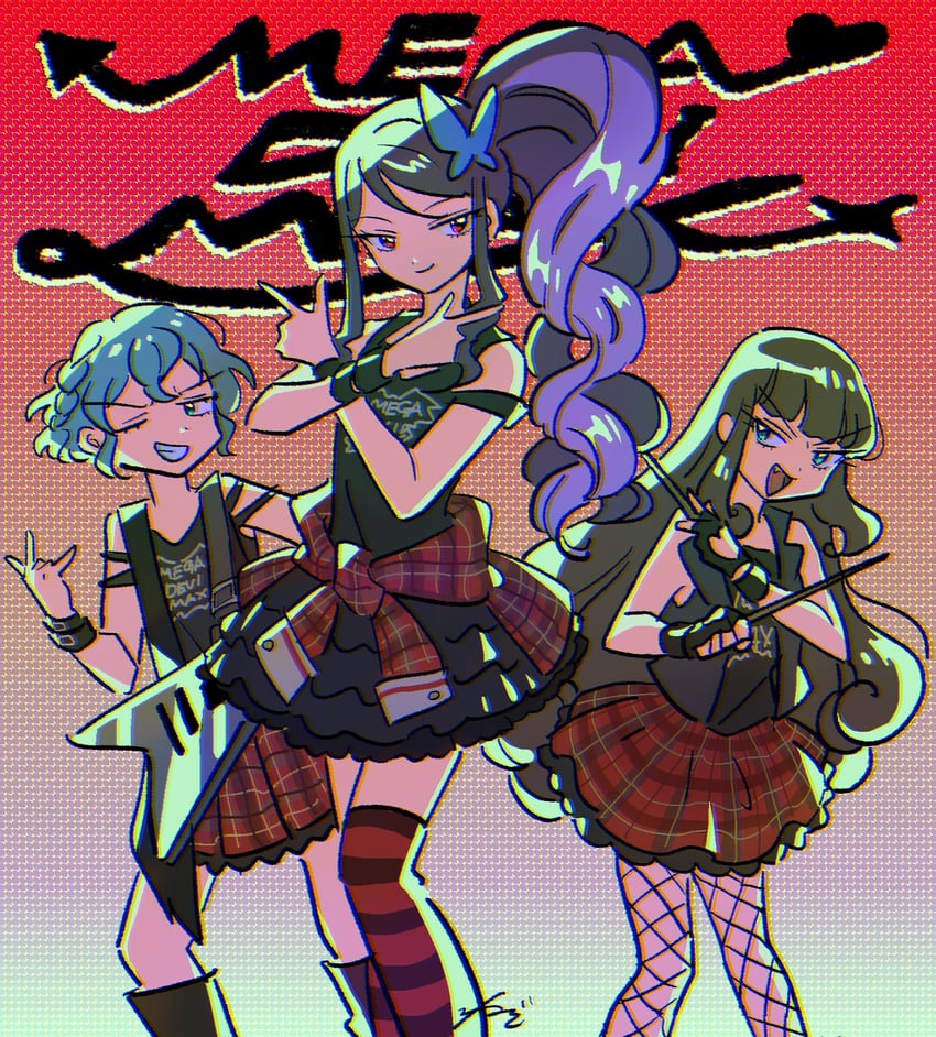 kurosu aroma, dorothy west, and junon (pretty series and 1 more) drawn by rituyama1
