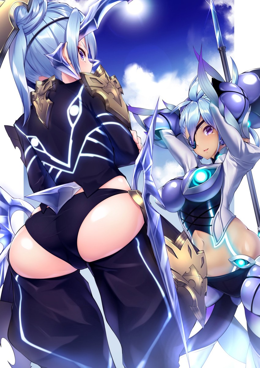 praxis and theory (xenoblade chronicles and 1 more) drawn by takatun223