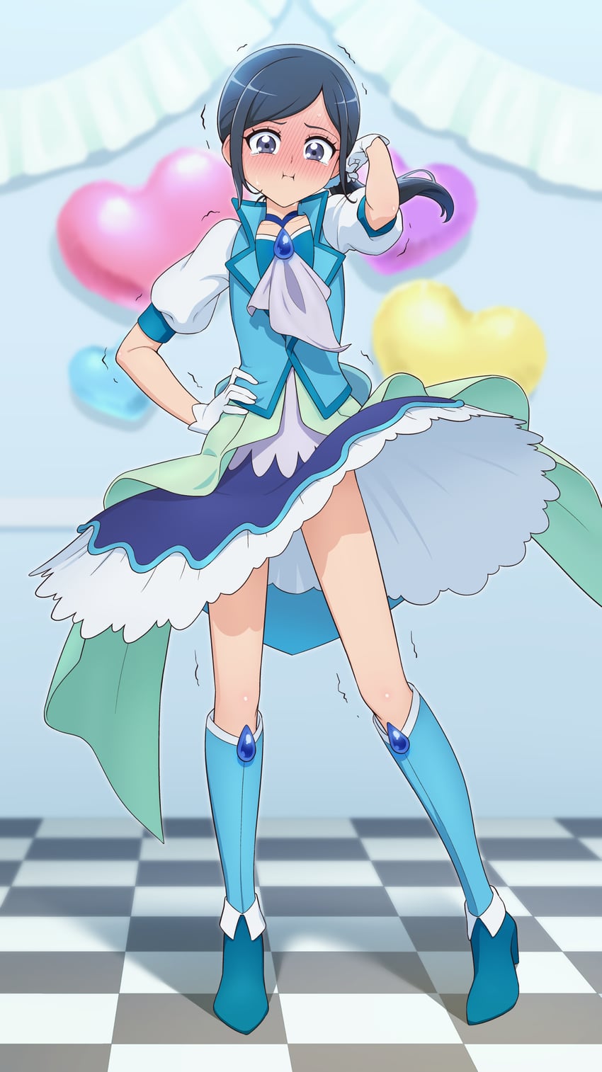 sawaizumi chiyu and cure fontaine (precure and 1 more) drawn by tiler_(tiler00)