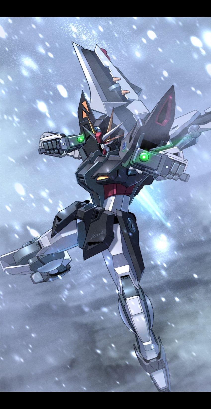 strike noir (gundam and 2 more) drawn by g.yamamoto