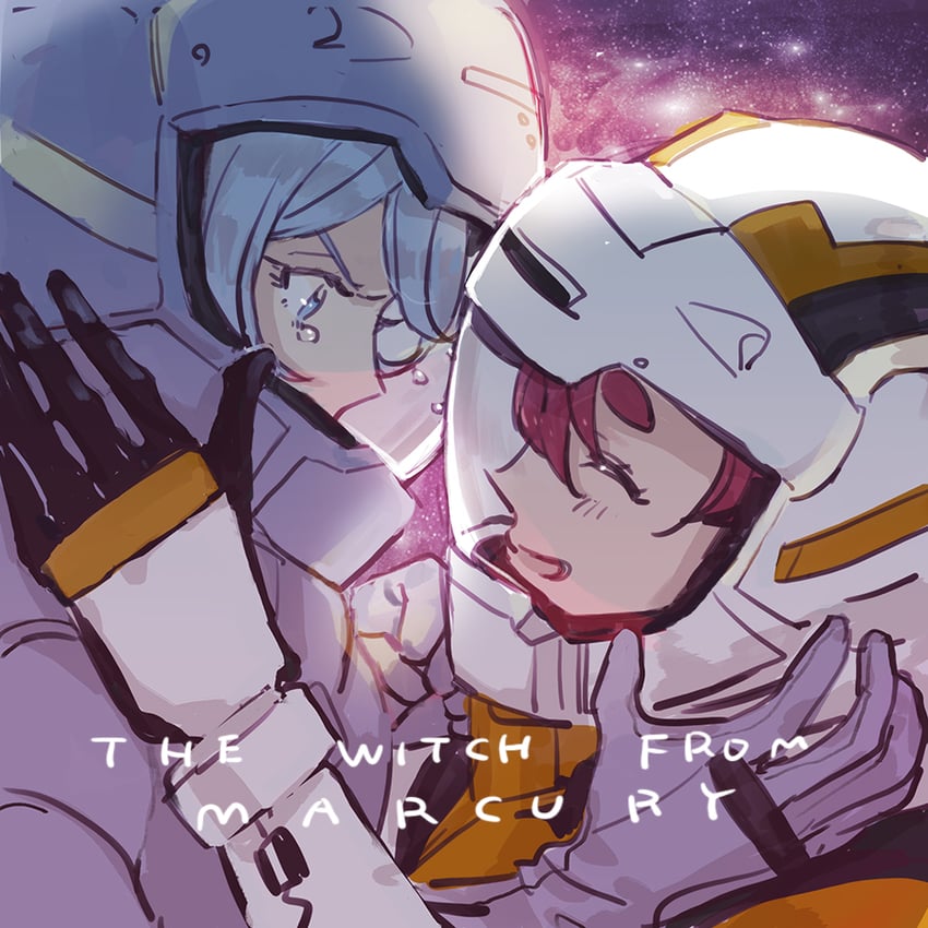 suletta mercury and miorine rembran (gundam and 1 more) drawn by pa_(0127dr)
