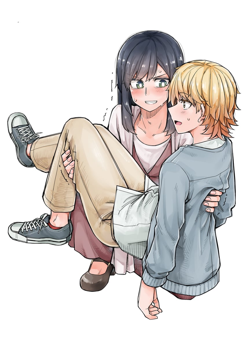 rindou hazuki and akizakura iori (ikemen joshi to josou danshi) drawn by tadd_(tatd)
