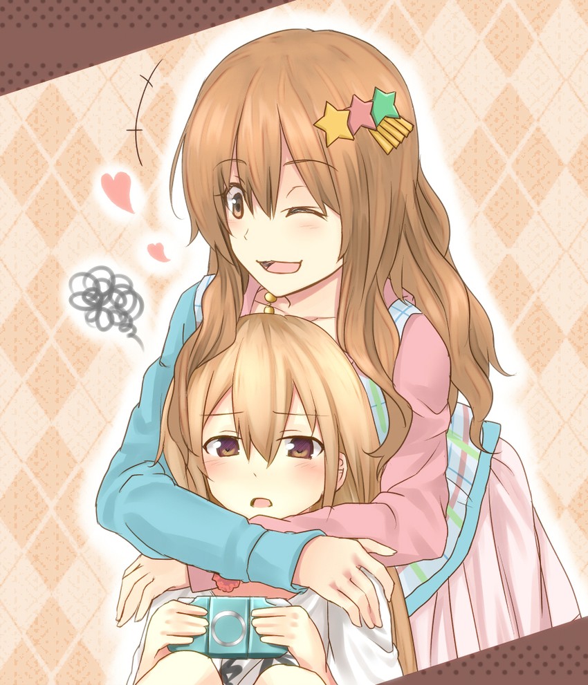 futaba anzu and moroboshi kirari (idolmaster and 1 more) drawn by roten_(rotenburo)