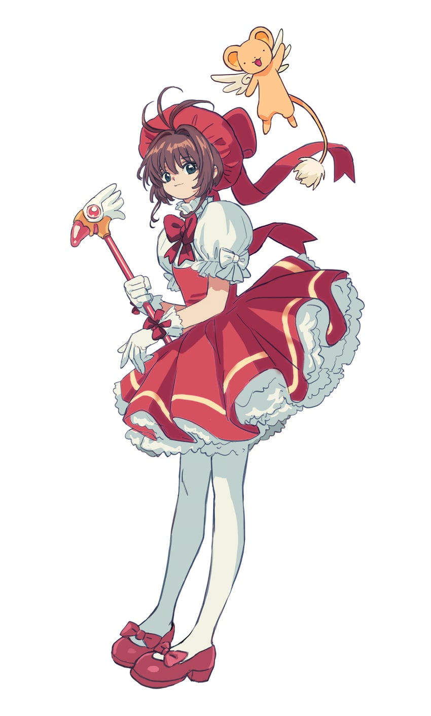 kinomoto sakura and kero (cardcaptor sakura) drawn by aisikadan