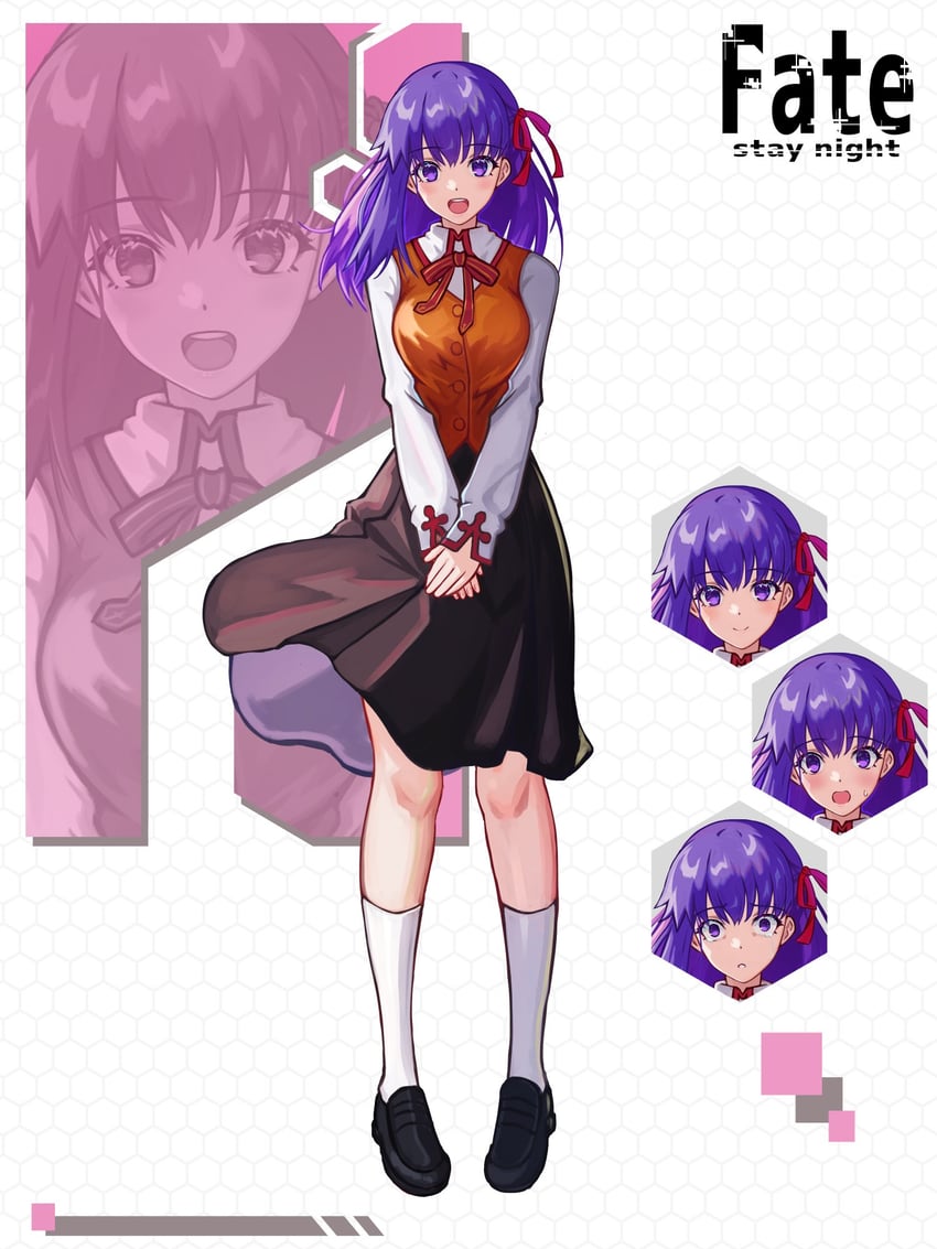 matou sakura (fate and 1 more) drawn by kore_(kore)