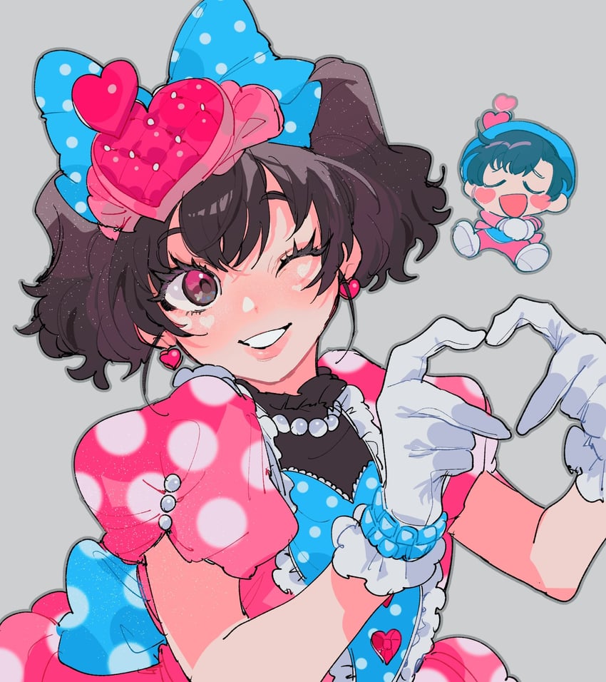 mickey mouse and minnie mouse (mickey mouse & friends and 1 more) drawn by moov_(mb_52)