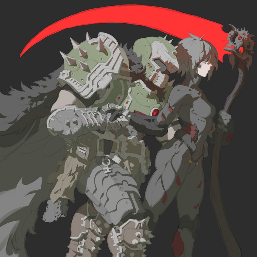 doomguy (original and 2 more) drawn by pacpoi