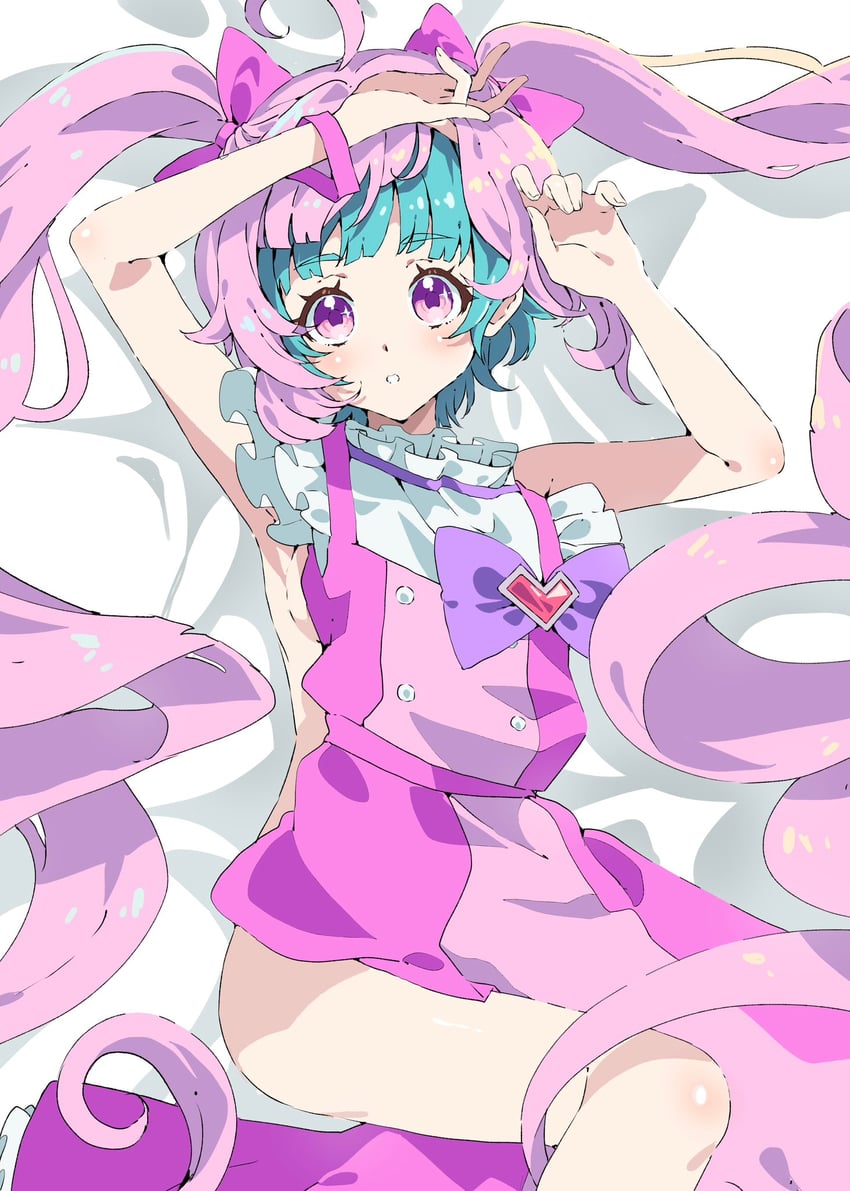 omega auru, aozora himari, and fujidera minori (pretty series and 2 more) drawn by tsujii_luki