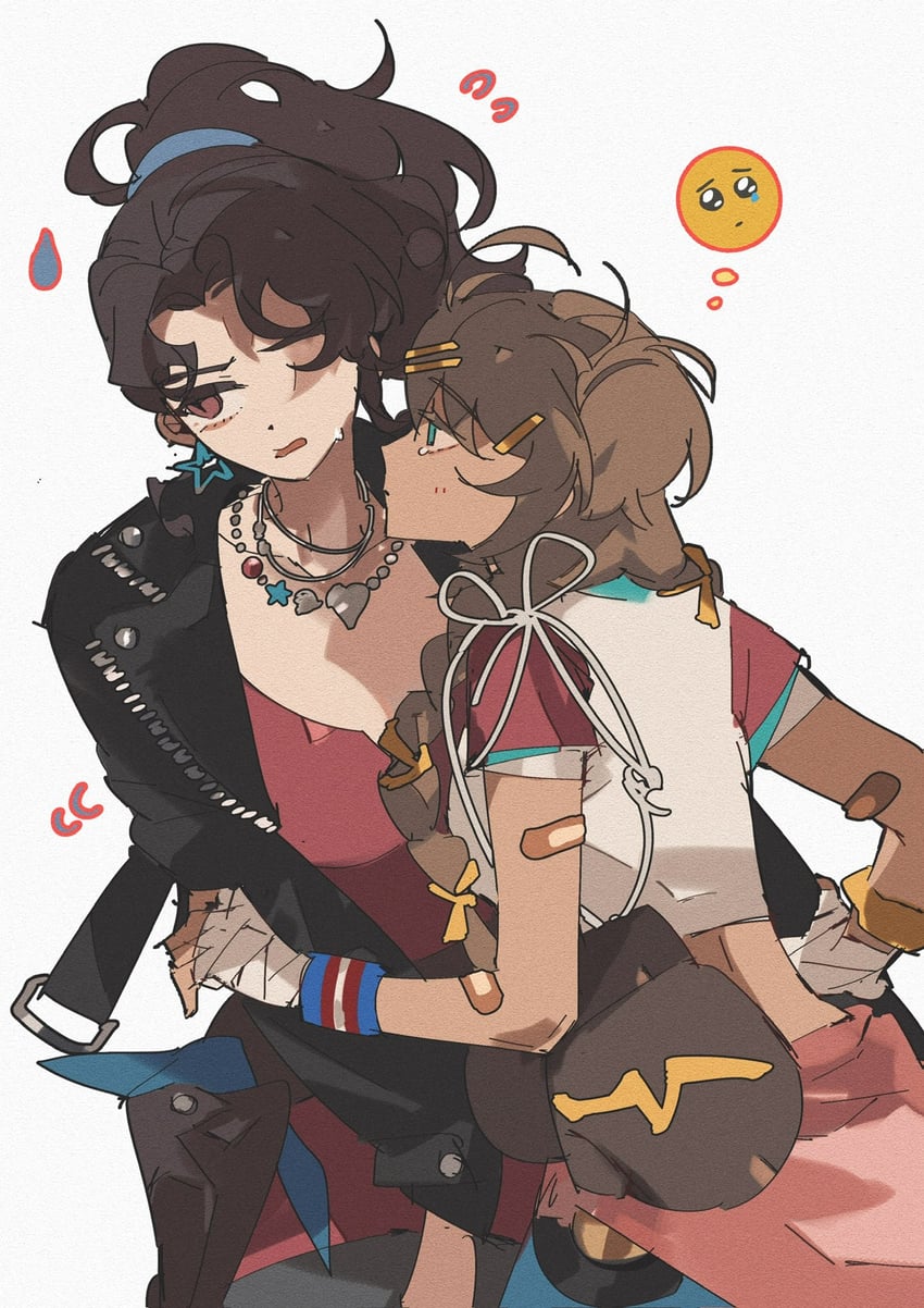 spathodea and desert flannel (reverse:1999) drawn by hl_(iamawhitehippo)