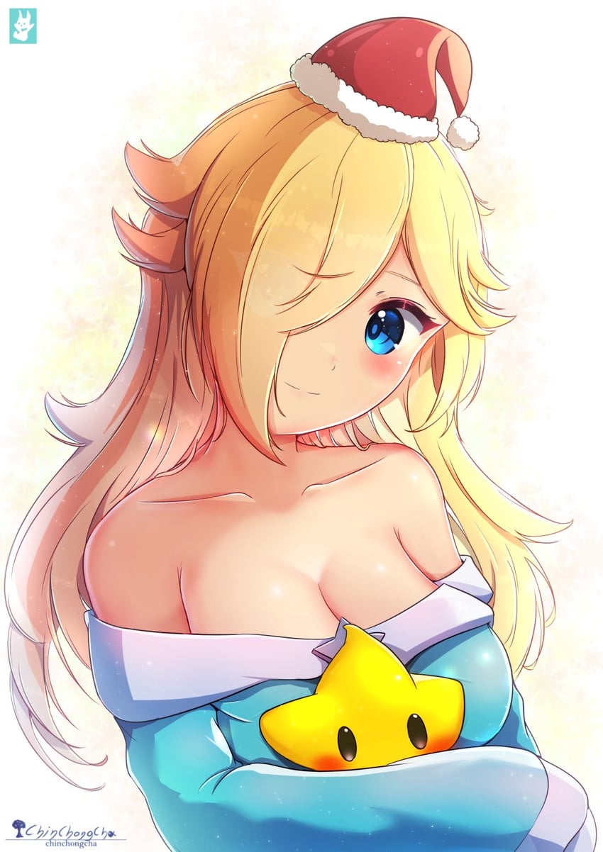 rosalina and luma (mario and 1 more) drawn by chinchongcha