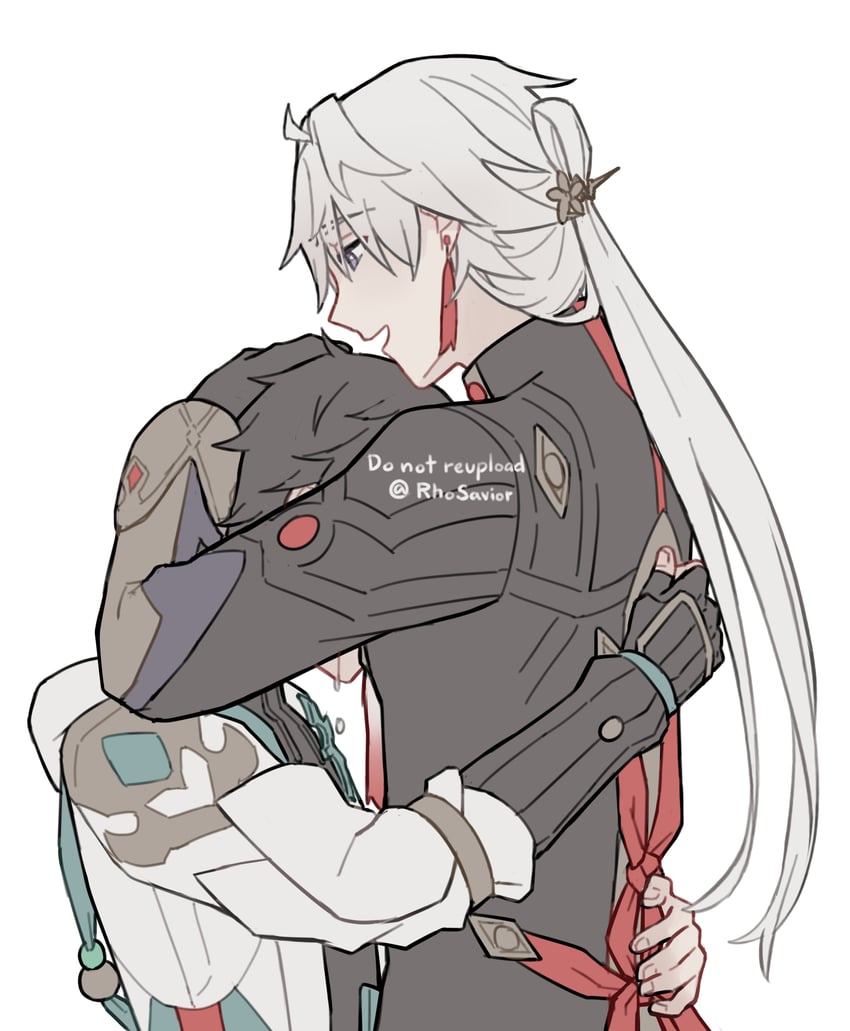 dan heng, blade, and yingxing (honkai and 1 more) drawn by rhosavior