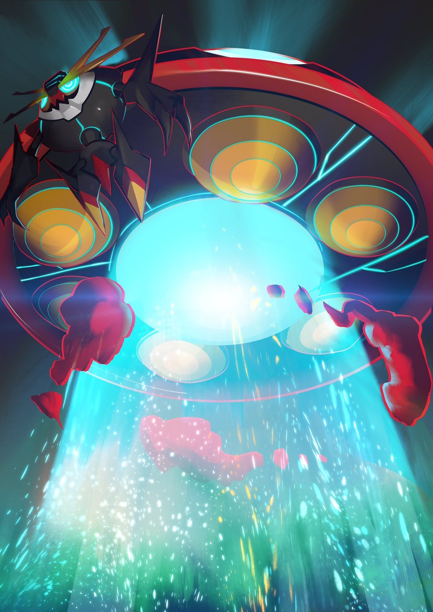 orbeetle and gigantamax orbeetle (pokemon) drawn by rii2