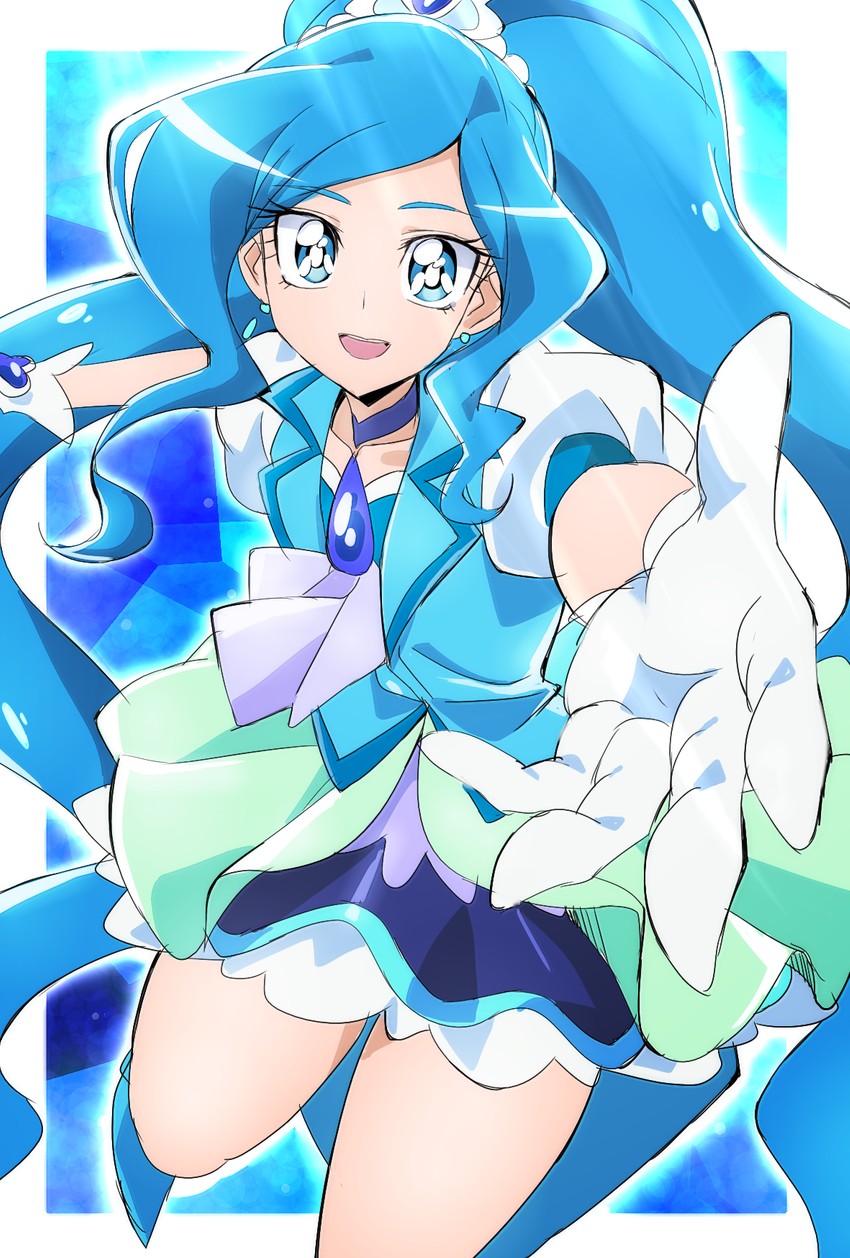 sawaizumi chiyu and cure fontaine (precure and 1 more) drawn by oimanji