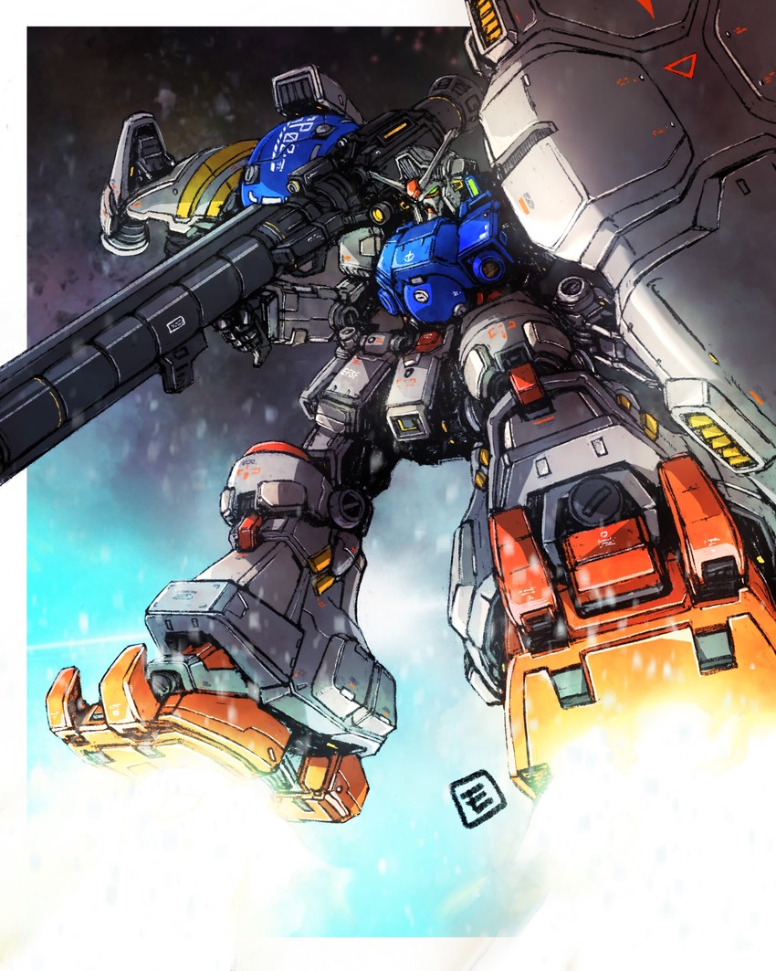 gundam gp-02 physalis (gundam and 1 more) drawn by moyan