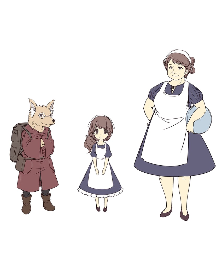 lytt, marelle, and eline (leadale no daichi nite) drawn by tenmaso