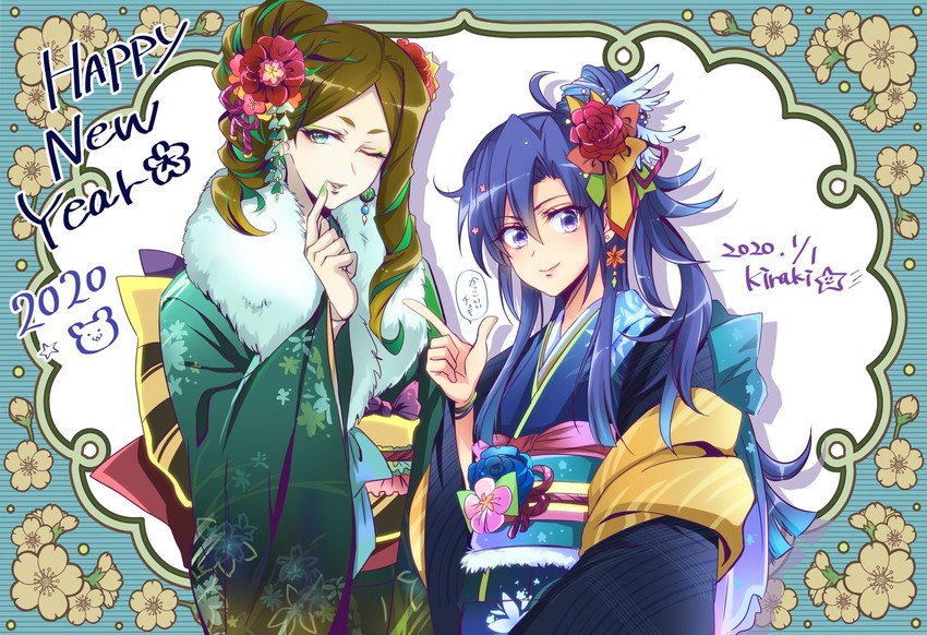 kazanari tsubasa and phara suyuf (senki zesshou symphogear) drawn by kiraki
