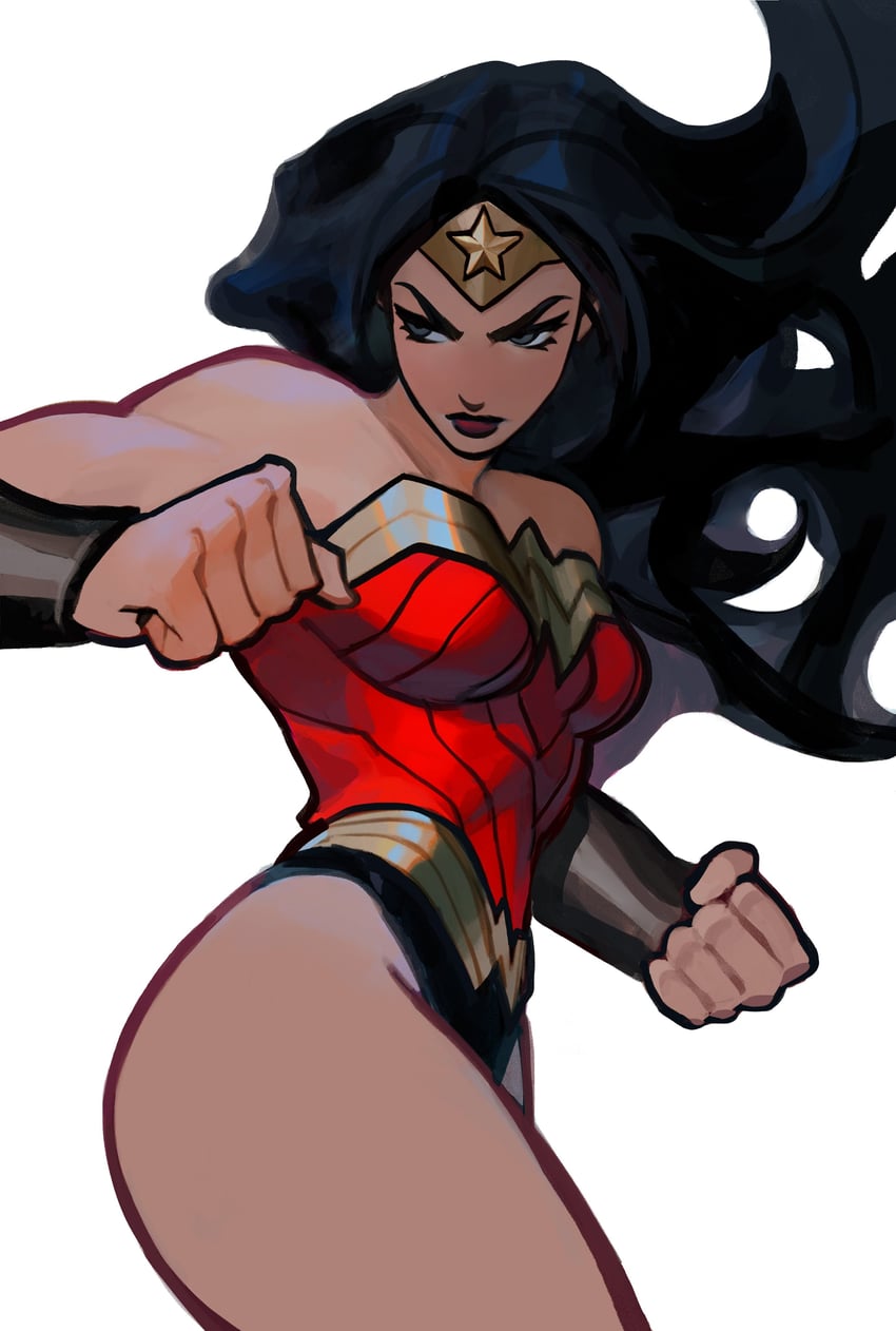 wonder woman (dc comics and 2 more) drawn by peter_chai