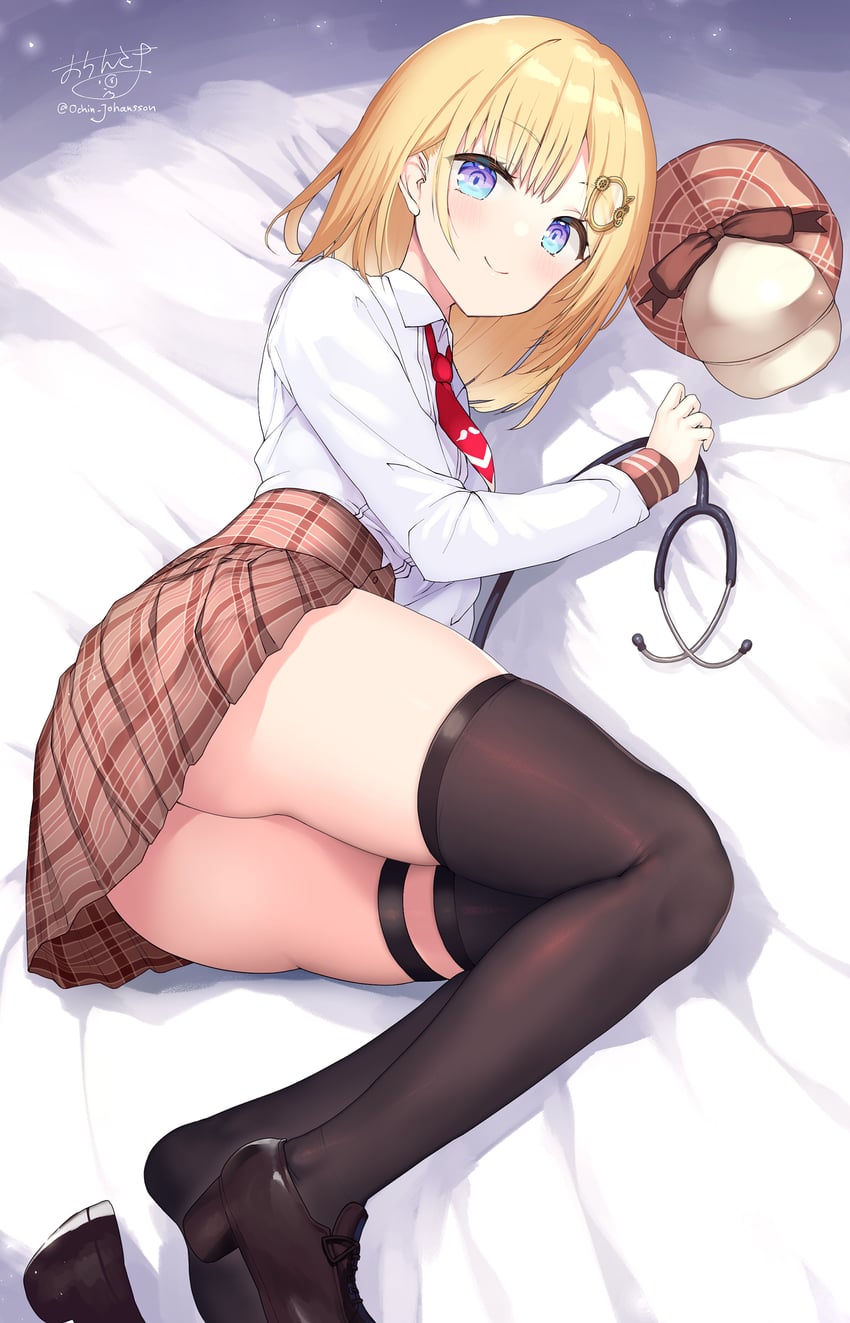 watson amelia (hololive and 1 more) drawn by ochinsama