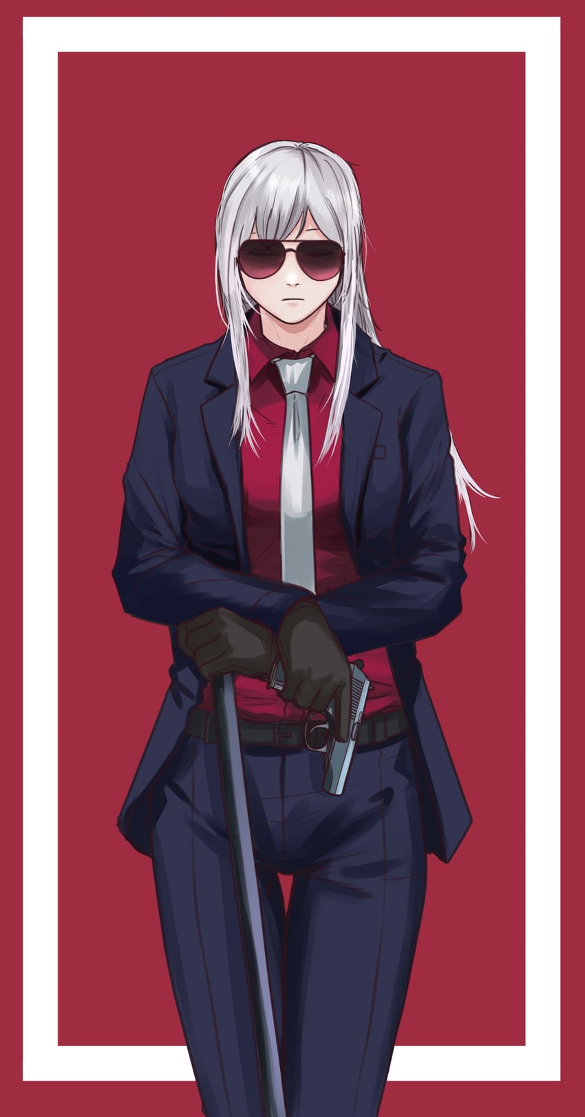 ak-12 and caine (girls' frontline and 1 more) drawn by parabellum