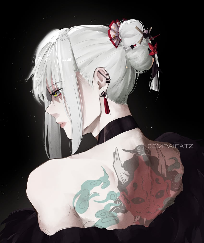 alpha and alpha: crimson weave (punishing: gray raven) drawn by sempaipatz