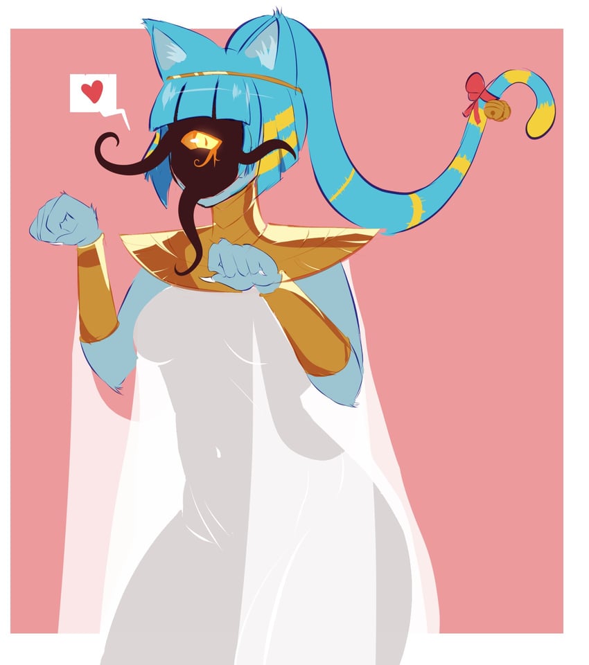 nyanlathotep (cthulhu mythos and 1 more) drawn by chromatosedev