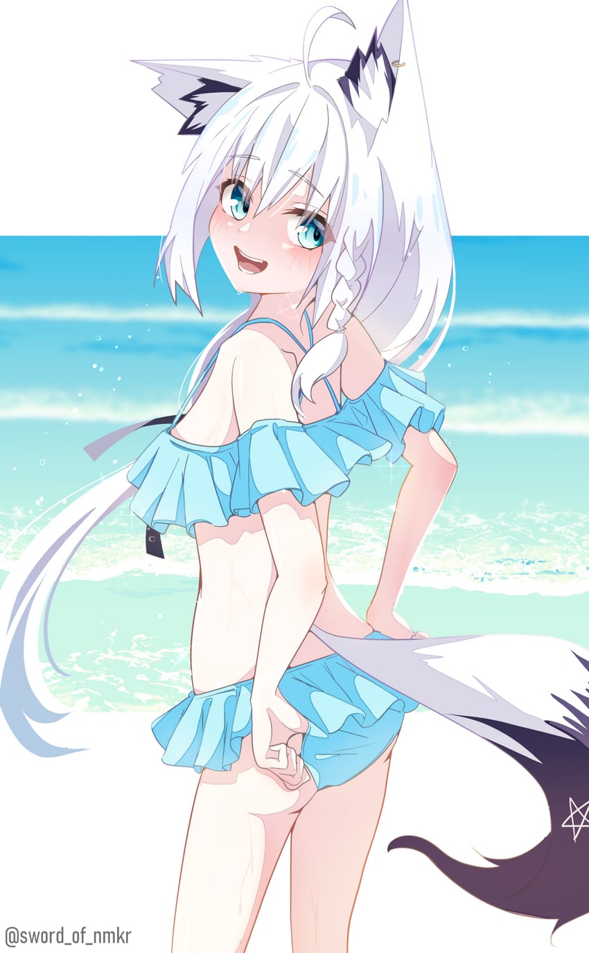 shirakami fubuki (hololive) drawn by murasame_(sword_of_nmkr)