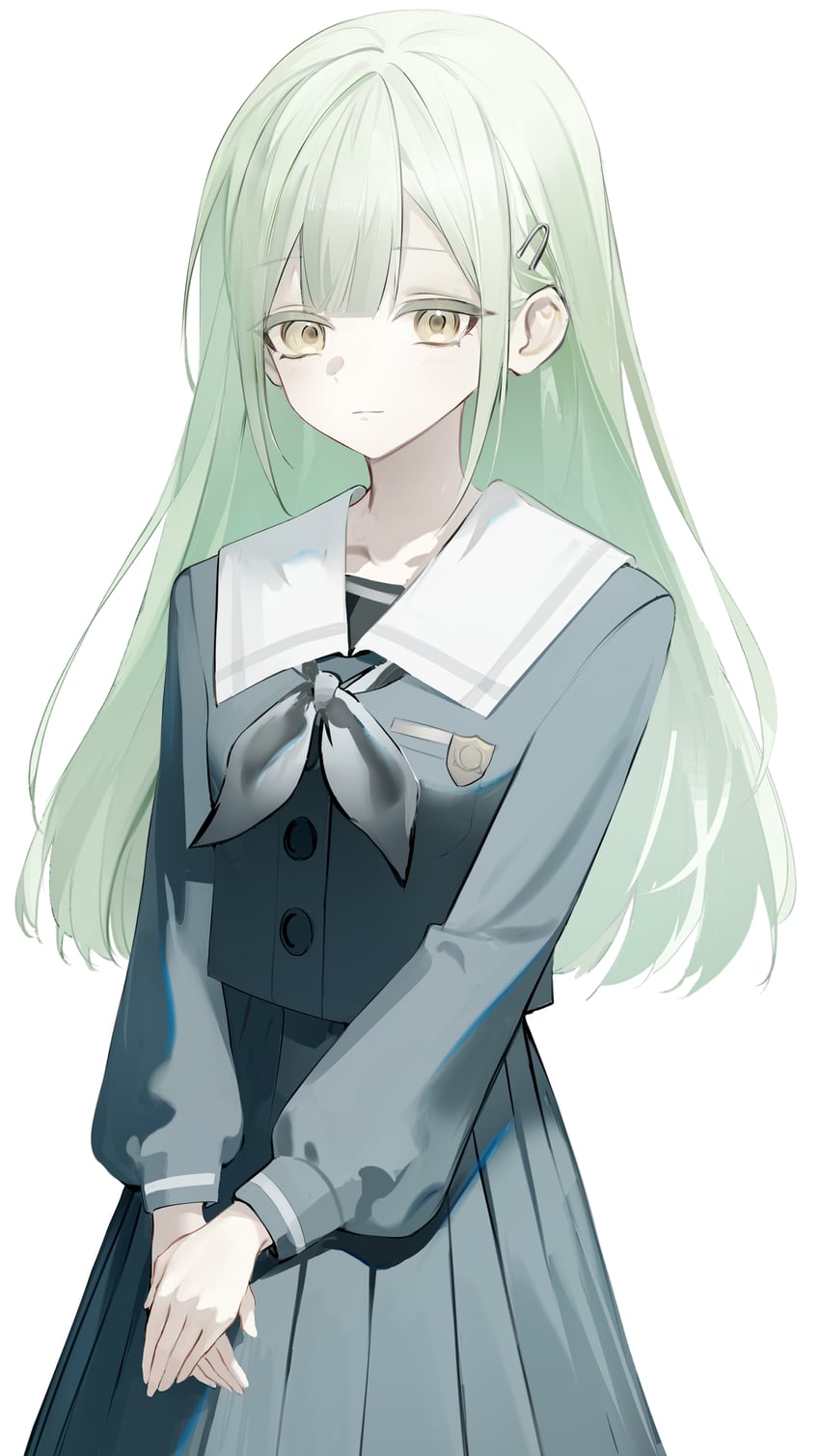 wakaba mutsumi (bang dream! and 1 more) drawn by luozhou_pile