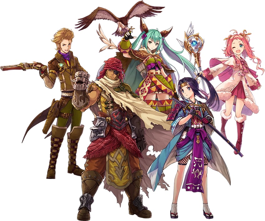 lisbeth finn lustburg, amane, edgar, tina, and kamui (ta ga tame no alchemist) drawn by rinzo
