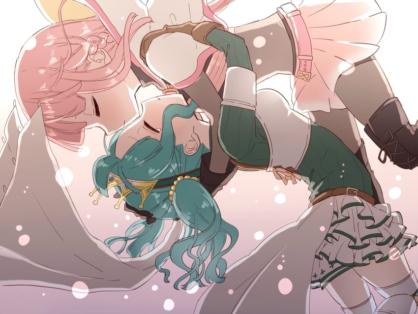tamaki iroha and futaba sana (mahou shoujo madoka magica and 1 more) drawn by sakishima_yui