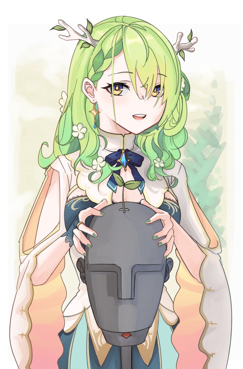 ceres fauna (hololive and 1 more) drawn by dme1
