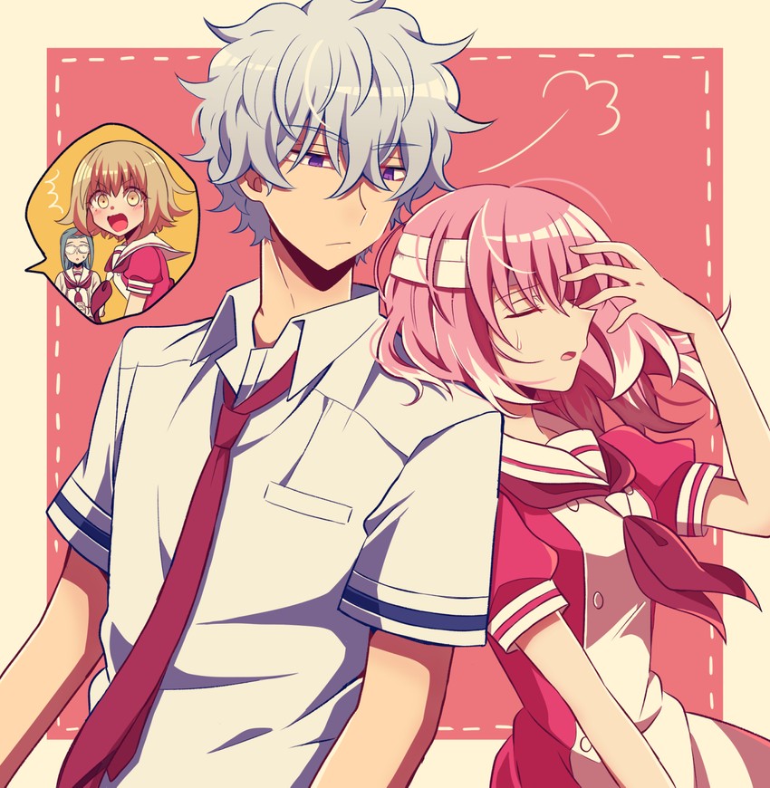 hiiragi nana, onodera kyouya, maezono sachiko, and shimizu kiyomi (munou na nana) drawn by yukisa