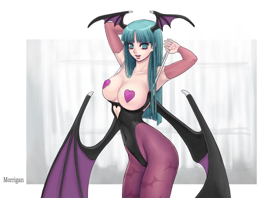 morrigan aensland (darkstalkers) drawn by ark_(morita_hitomi)