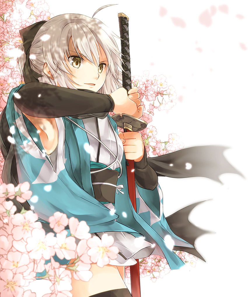 okita souji (fate and 1 more) drawn by iroha_(shiki)