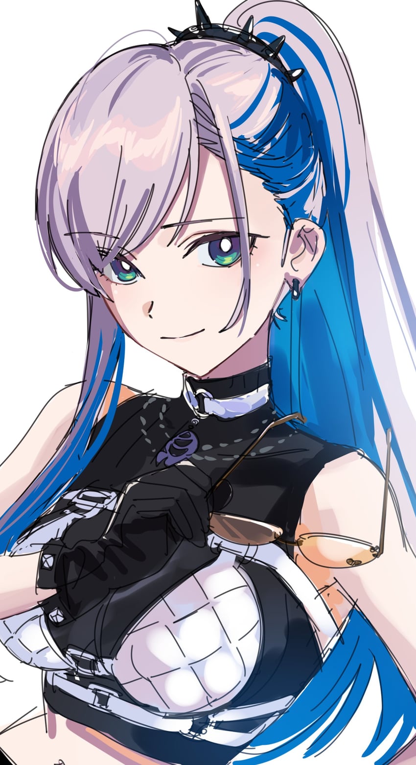 pavolia reine (hololive and 1 more) drawn by yomosaka