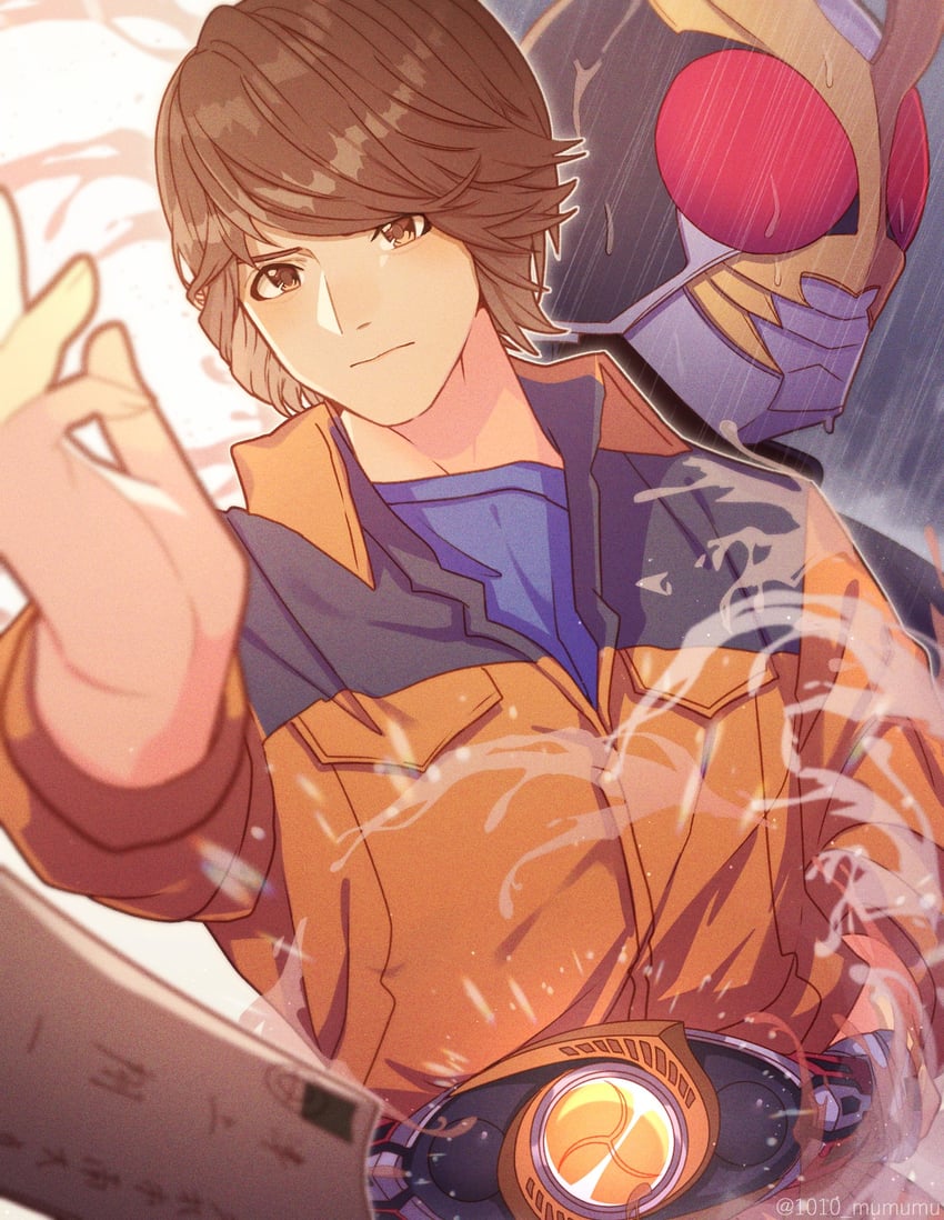 kamen rider agito and tsugami shouichi (kamen rider and 1 more) drawn by 1010_mumumu