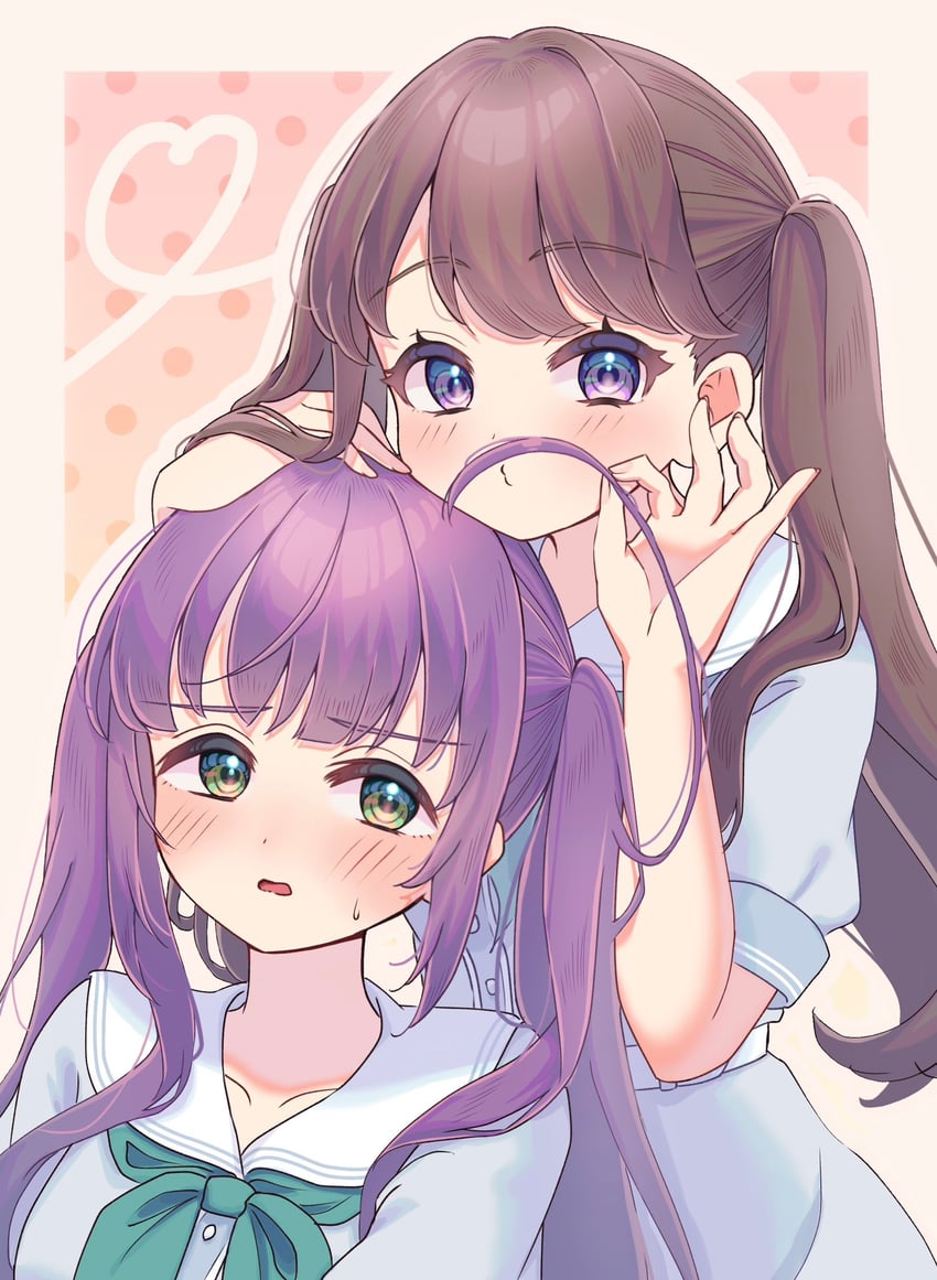 fujishima megumi and otomune kozue (love live! and 1 more) drawn by hiyori_(20hiyori727)