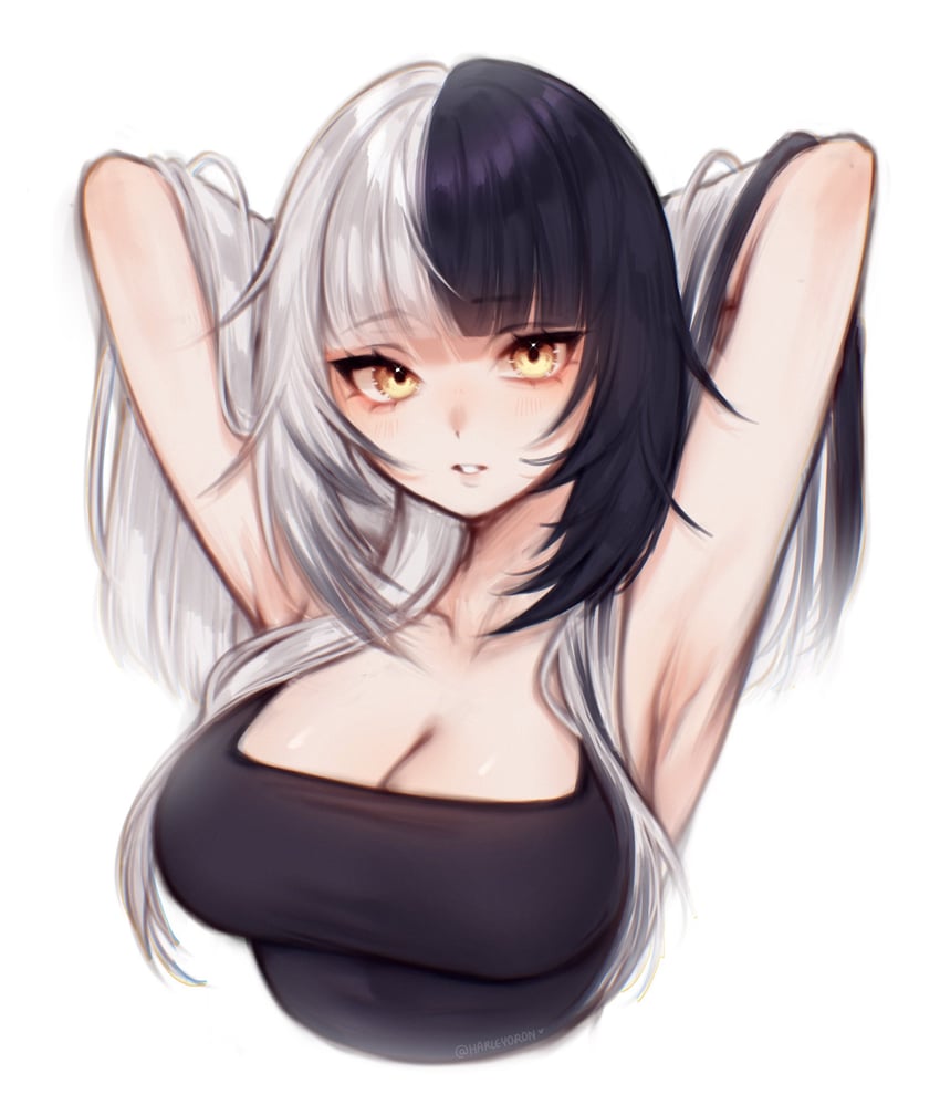 shiori novella (hololive and 1 more) drawn by harleyoron