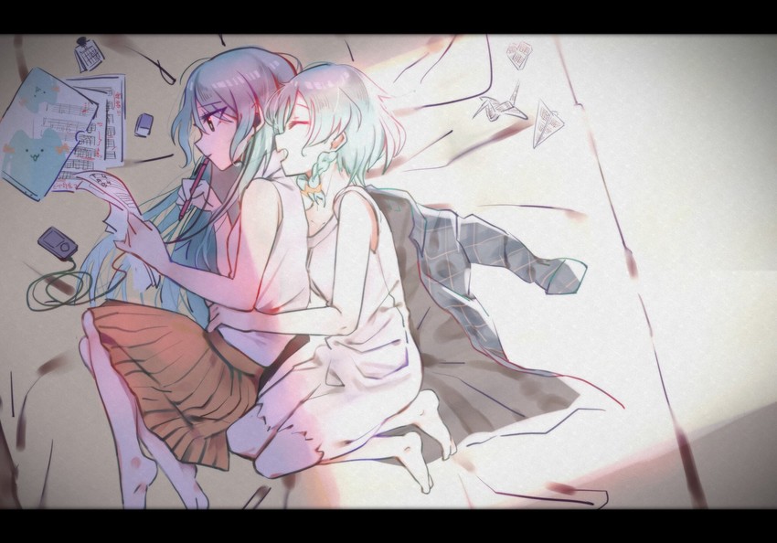 hikawa sayo and hikawa hina (bang dream!) drawn by kapu_(gxjn7247)