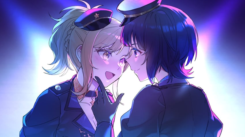 miyashita ai and asaka karin (love live! and 1 more) drawn by xunyu_(manyu)