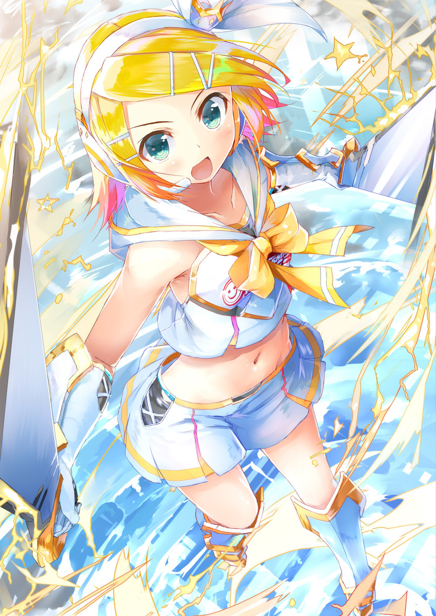 hatsune miku, kagamine rin, and racing miku (vocaloid and 1 more) drawn by daidou_(demitasse)