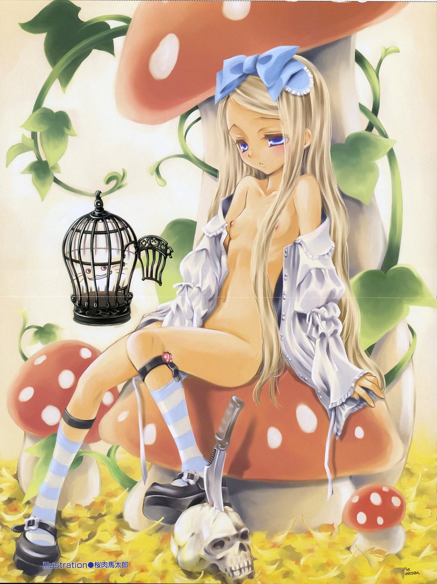 alice (alice's adventures in wonderland) drawn by sakuraniku_umatarou